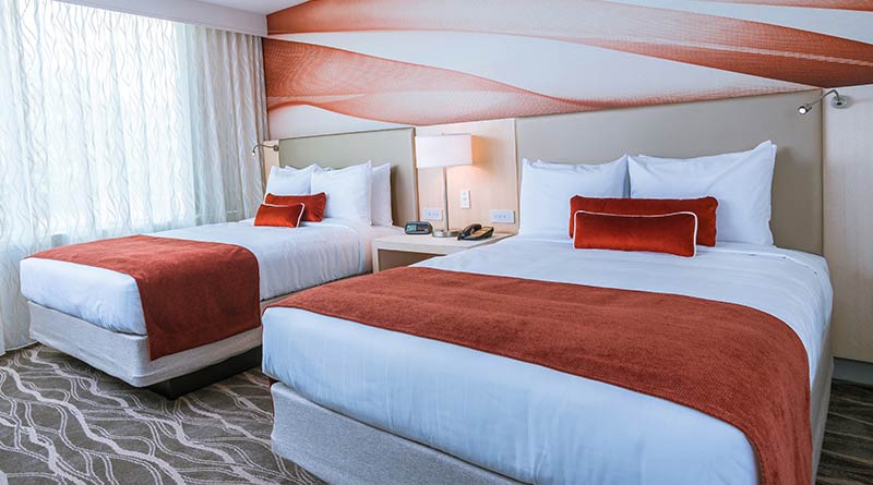 earth tower double queen room